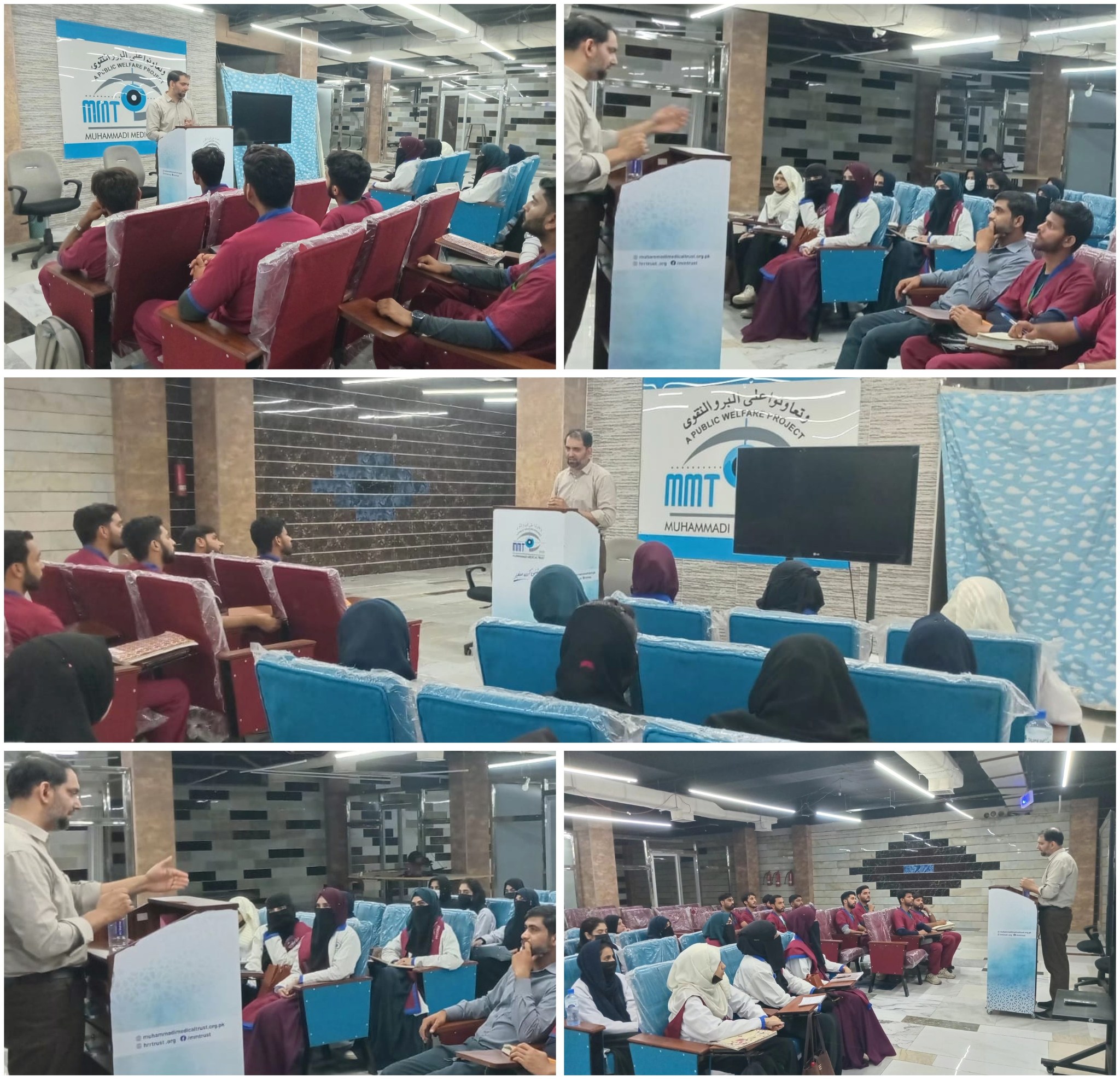 Adeel Ahmad delivering a talk