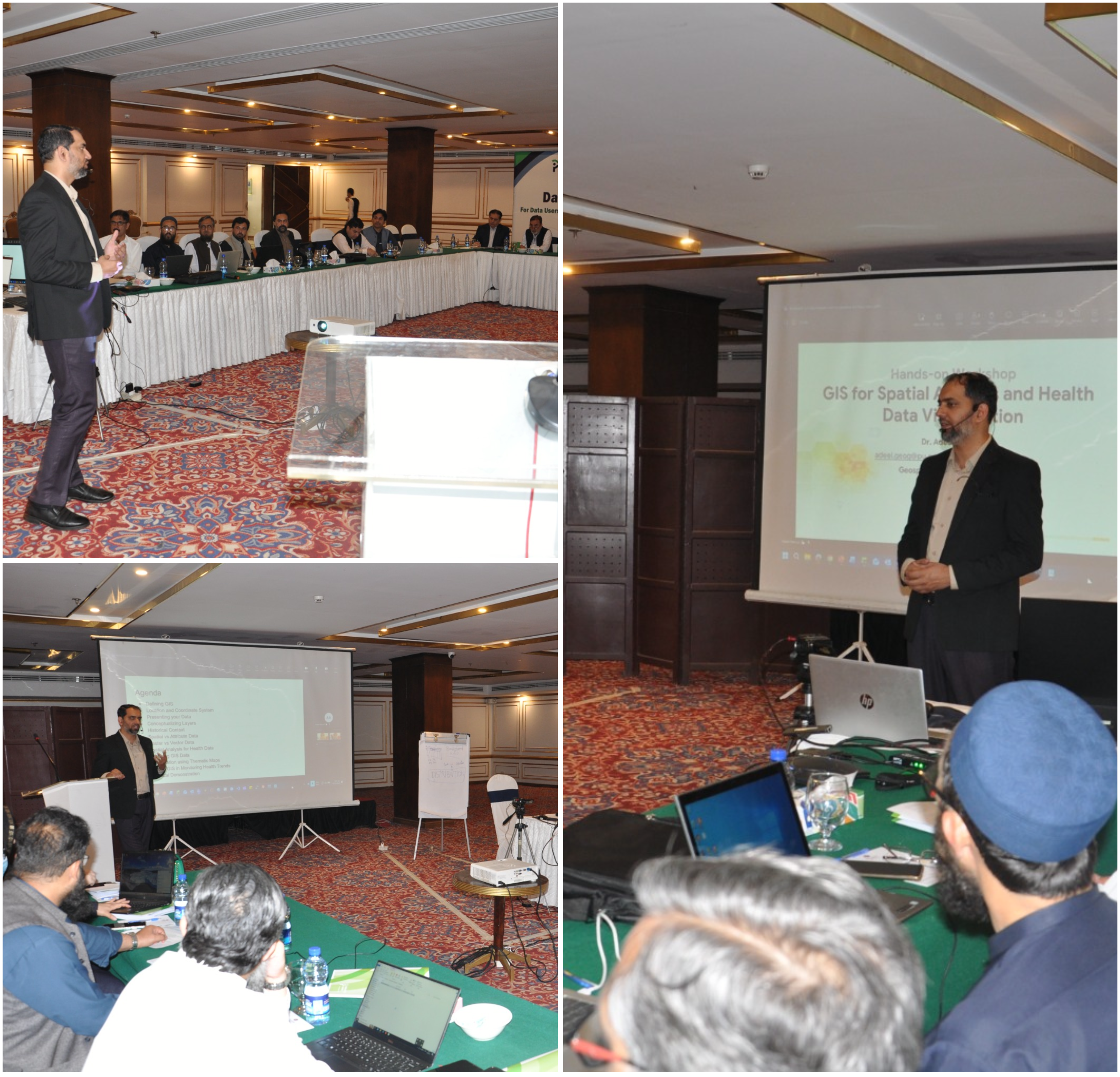 Adeel Ahmad conducting a workshop