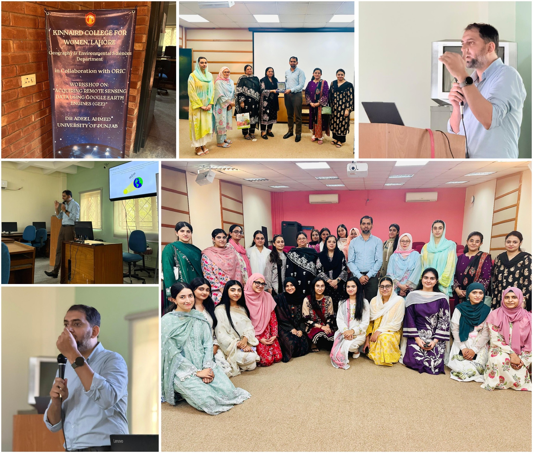 Adeel Ahmad conducting a workshop